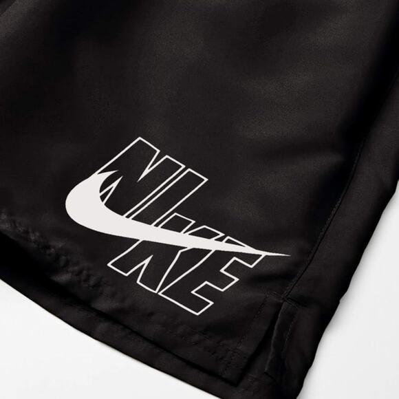 Nike Men's Standard Logo Solid Lap 9" Volley Short Swim Trunk Size M - Picture 3 of 4